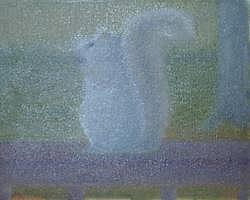 Squirrel Painting by Sheila Mashaw