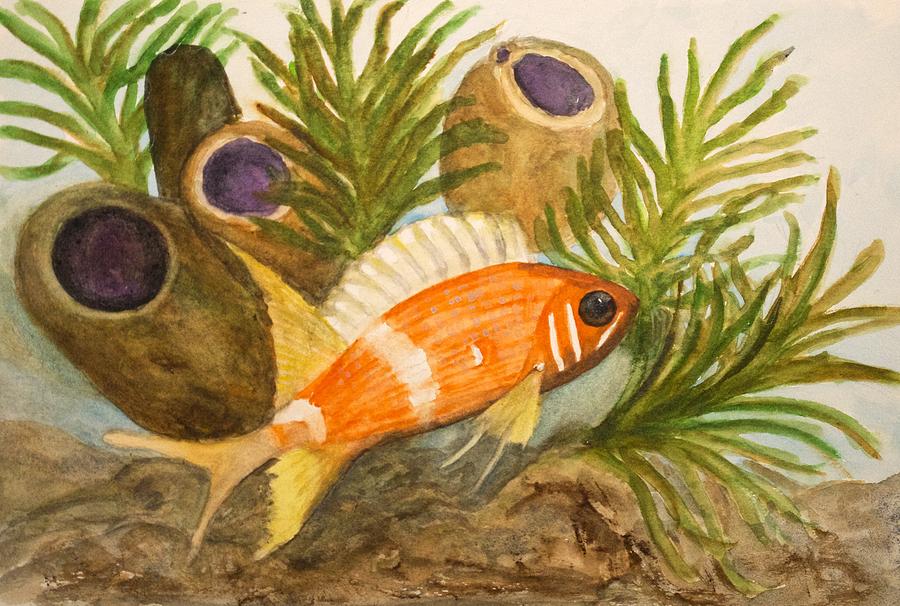 Squirrelfish Painting by Patricia Beebe