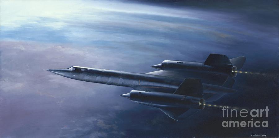 Sr-71 Painting by Stephen Roberson