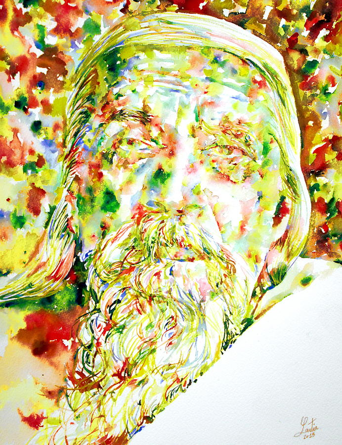 Portrait Painting - Sri Aurobindo by Fabrizio Cassetta