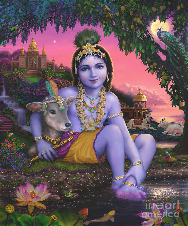 Sri Krishnachandra by Vishnudas Art Sri Krishnachandra by Vishnudas Art