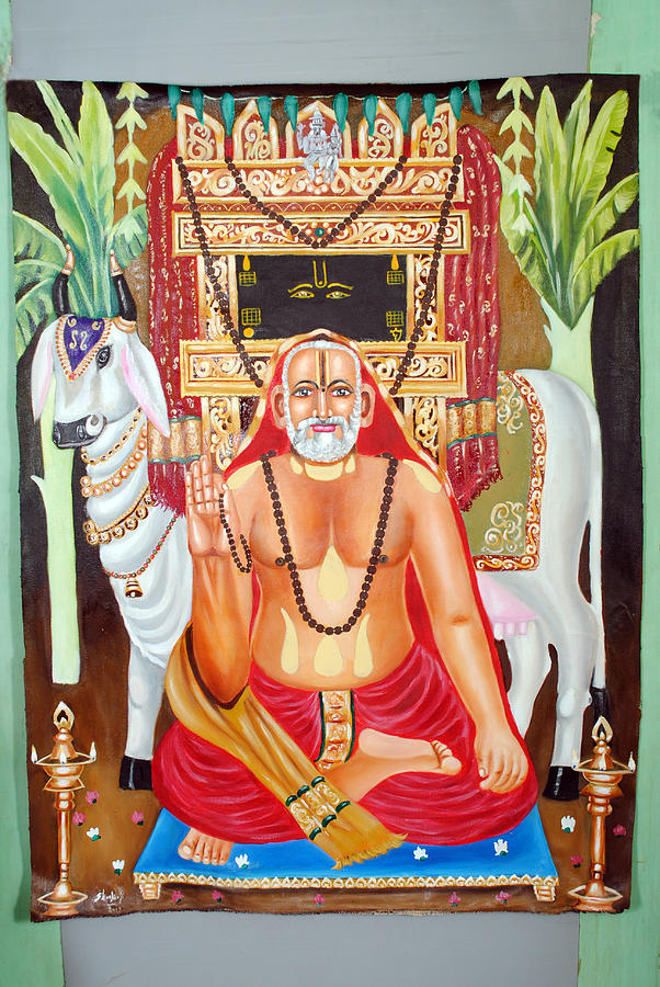 Sri Raghavendra Swami Painting by Suri Moorthy