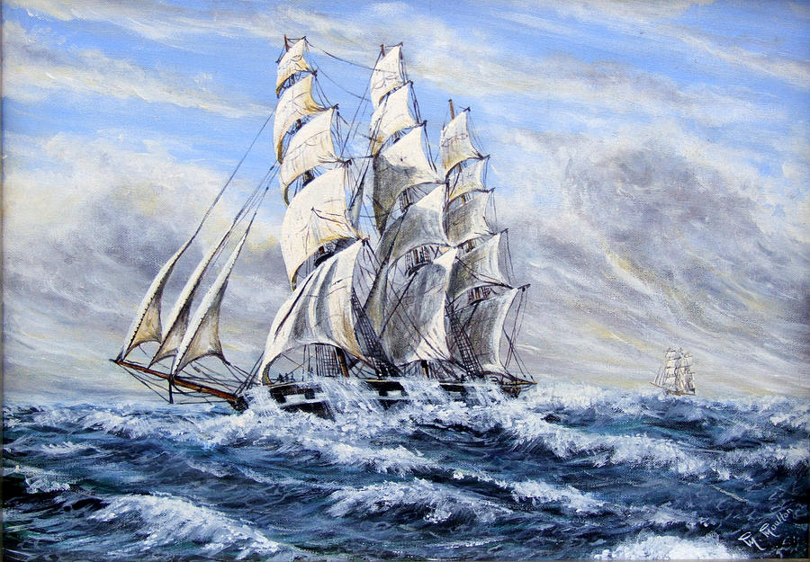 SS Duntrune 1875 Painting by Mackenzie Moulton