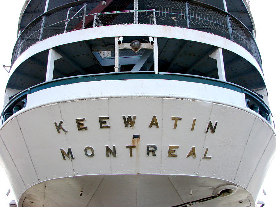 S.S. Keewatin Stern Photograph by Michelle Calkins