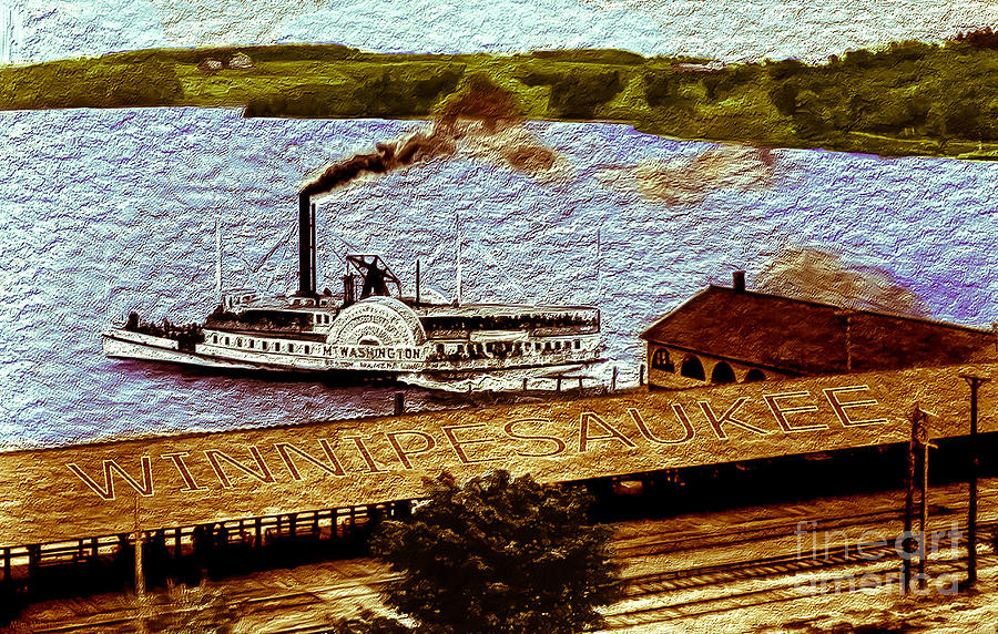 SS Mount Washington Painting by Mim White