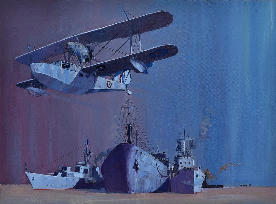SS Ohio Painting by Ray Agius