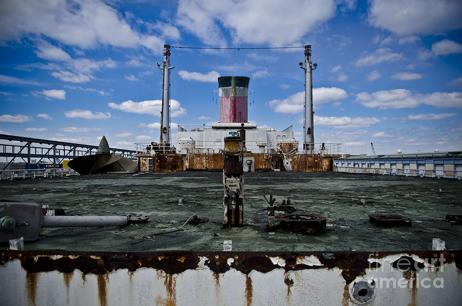 SS United States Rusted Deck Photograph by Jessica Berlin | Fine Art ...