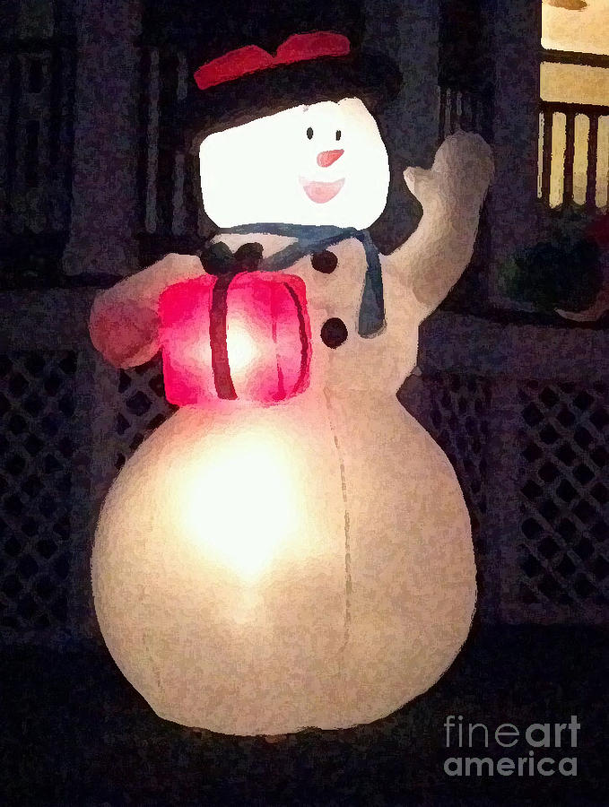 Snowman Digital Art