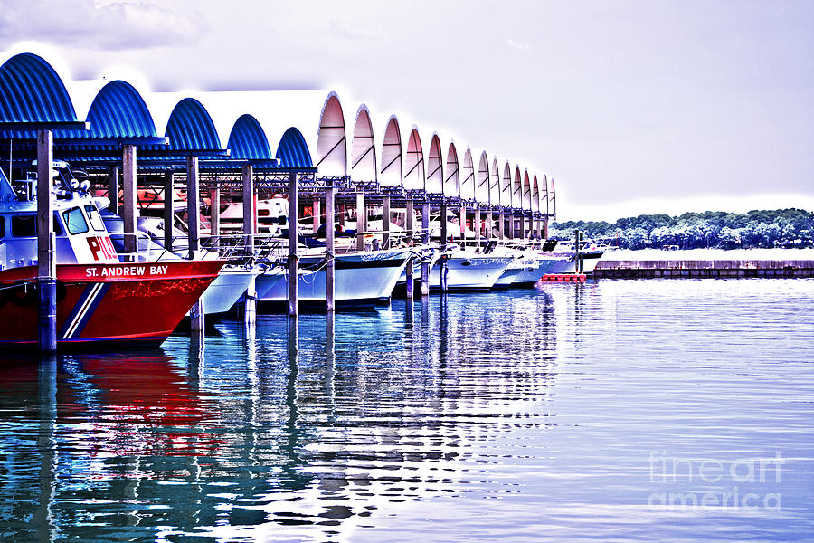Boat Photograph - St. Andrew Bay by Kelly Efstathiou