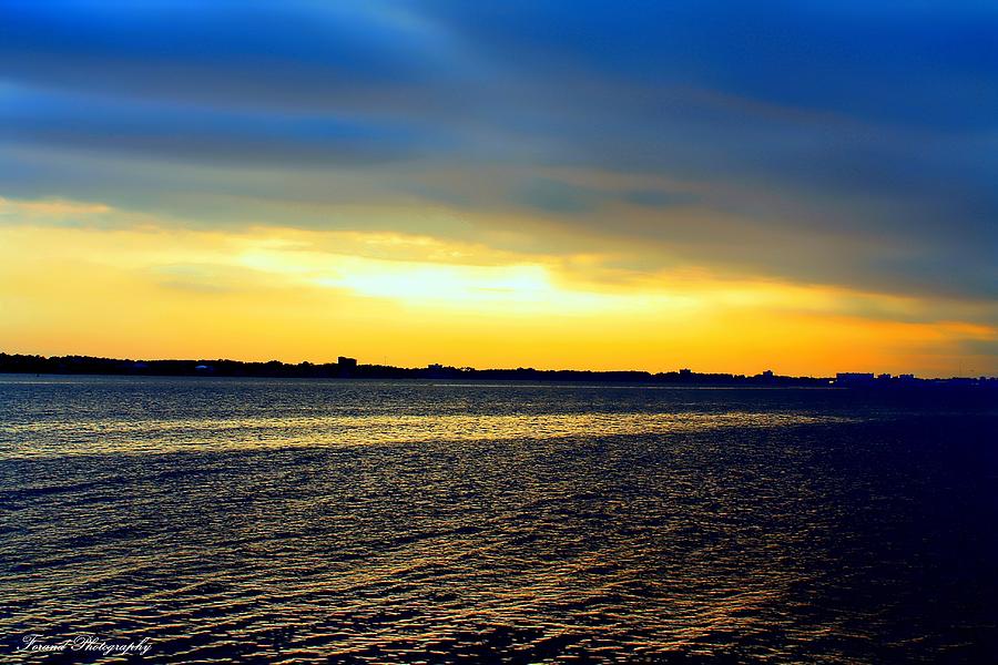 Sunset Photograph - St Andrews Bay Sunset by Debra Forand