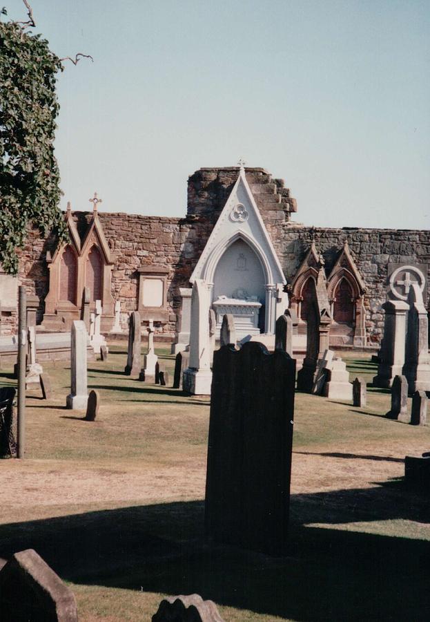Castle Photograph - St Andrews Cathedral Ruins and Cemetery St Andrews Scotland by Lisa Travis