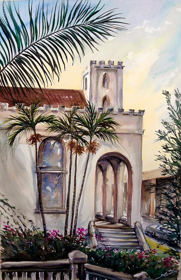 St. Andrews Church Painting by Katerina Kovatcheva