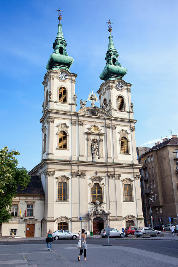 Architecture Photograph - St Annes Church in Budapest by Artur Bogacki