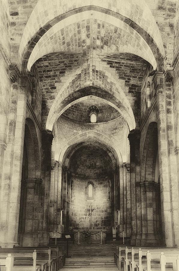 St. Annes Church Jerusalem Antiqued Photograph by Mark Fuller