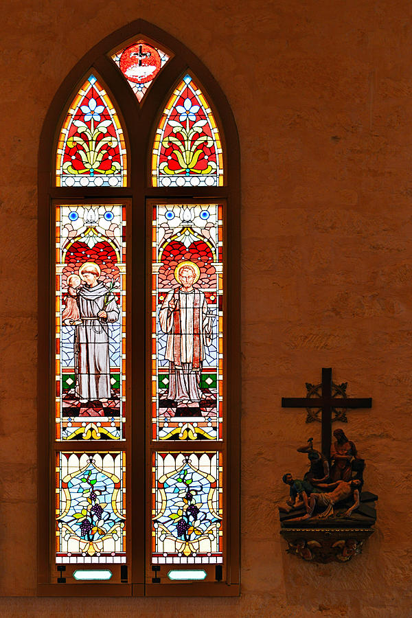 San Antonio Photograph - St Anthony and St Francis Xavier by Alexandra Till