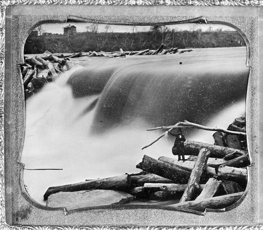 ST. ANTHONY FALLS, c1850 Photograph by Granger