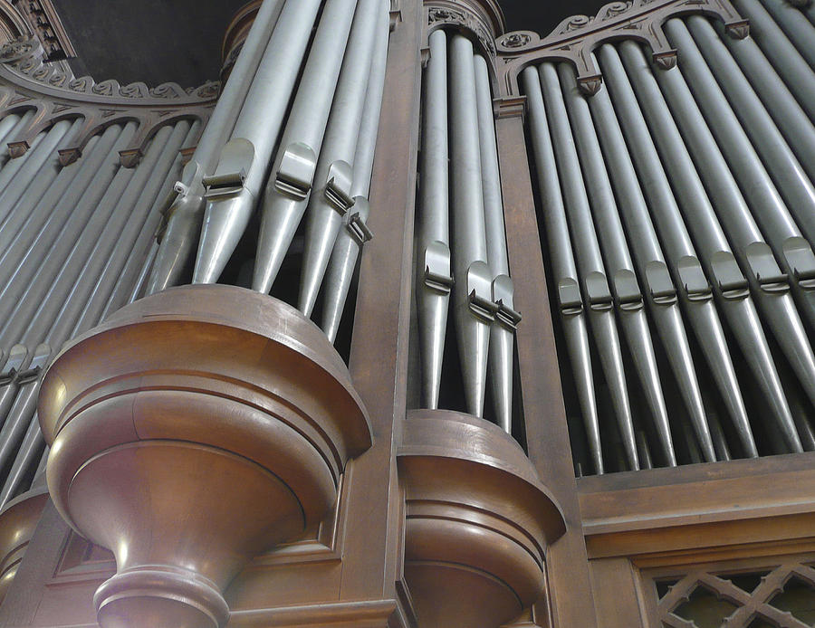 St Augustin organ Photograph by Jenny Setchell