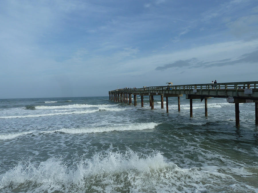 St. Augustine Beach Pier Florida Photograph by Andrew Rodgers - Pixels