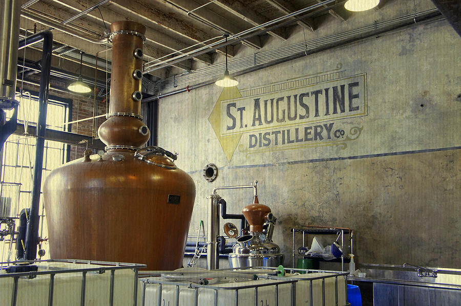 Architecture Photograph - St. Augustine Distillery 3 by Laurie Perry
