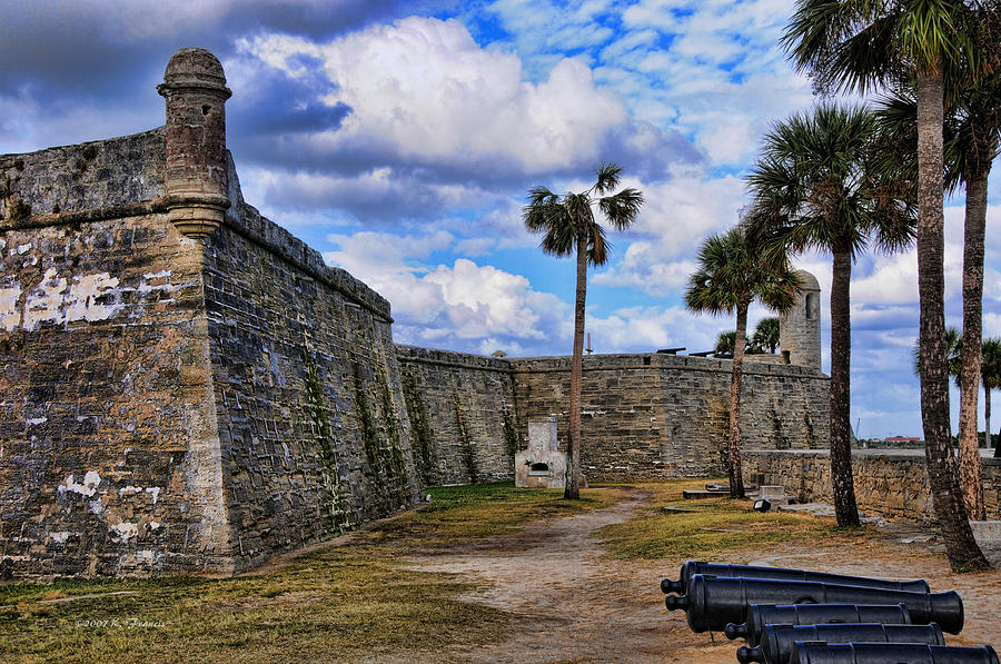 St Augustine Florida Fort Photograph by Kenny Francis