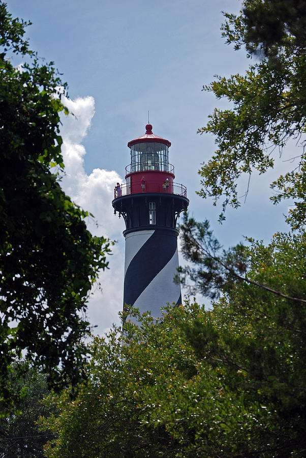 Lighthouse Photograph - St. Augustine Light by Skip Willits