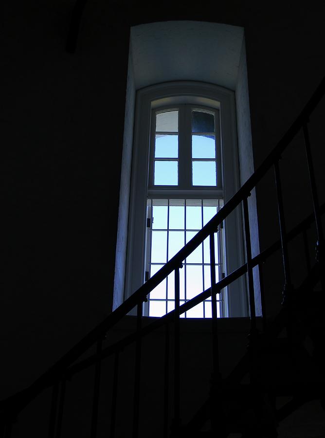 St Augustine Lighthouse Window Photograph by Warren Thompson