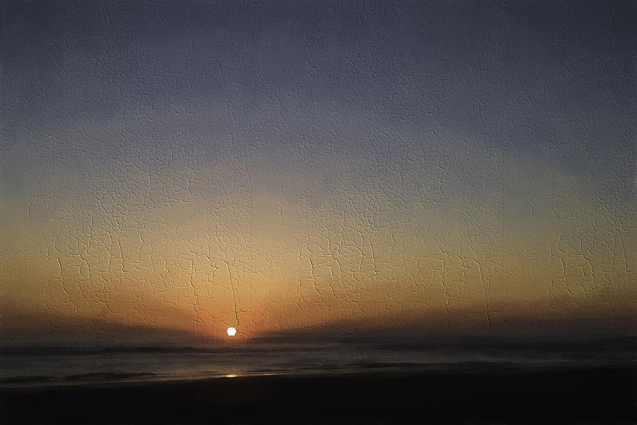 St. Augustine Sunrise-cracked Photograph by Kathleen Scanlan