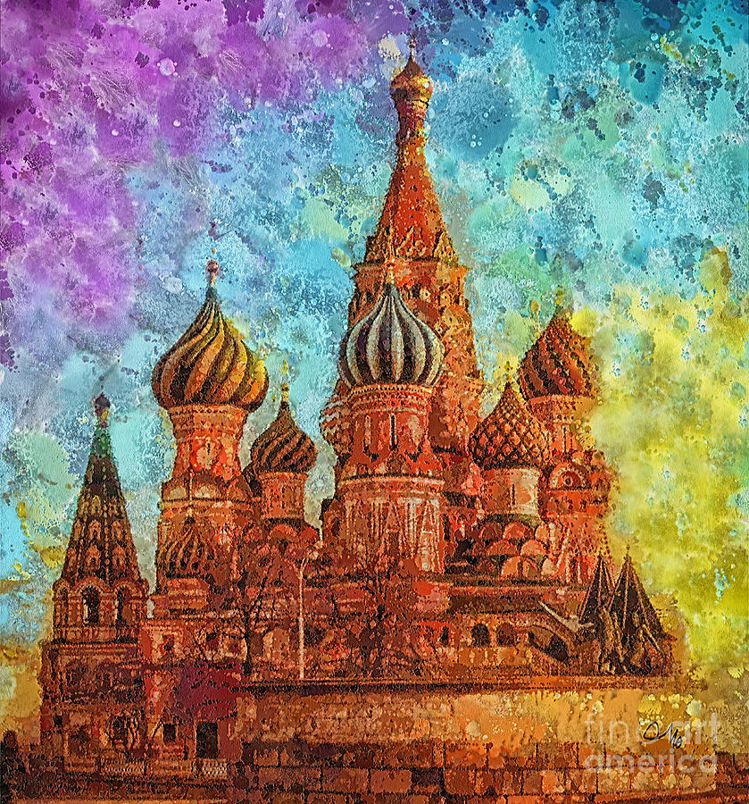 St Basil Painting by Mo T