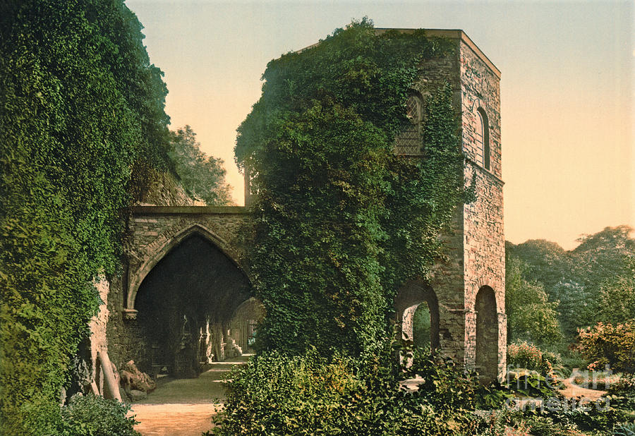 St. Bavon Abbey Ghent Belgium 1890 Photograph by Padre Art