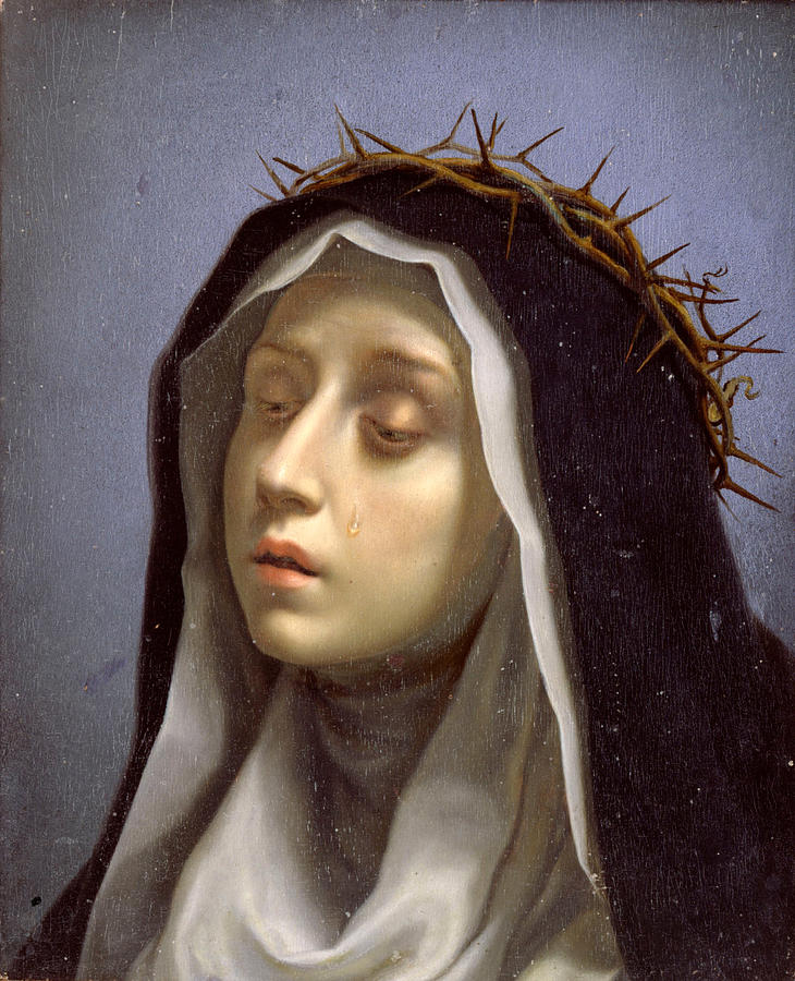 St. Catherine of Siena Painting by Carlo Dolci