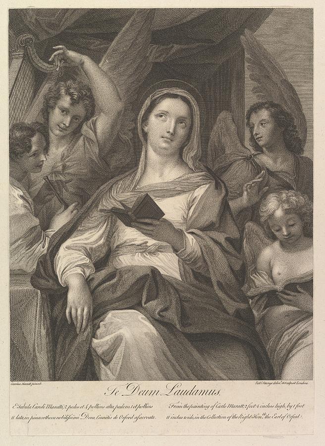 St. Cecilia Drawing by Robert Strange Fine Art America