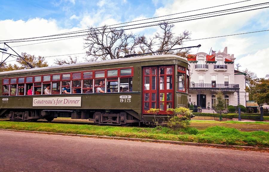 New Orleans Photograph - St. Charles Ave. Streetcar 2 by Steve Harrington