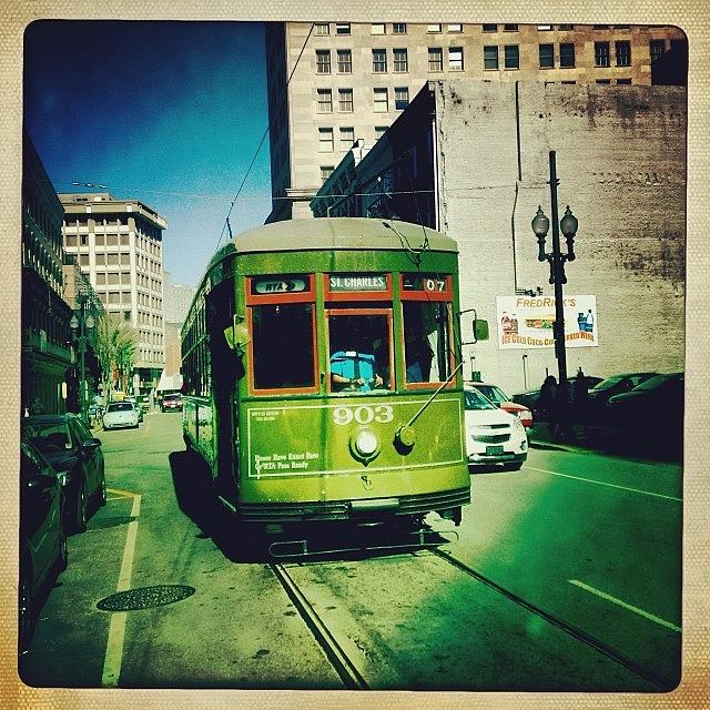 St. Charles Avenue Streetcar Photograph by Trey Rucker