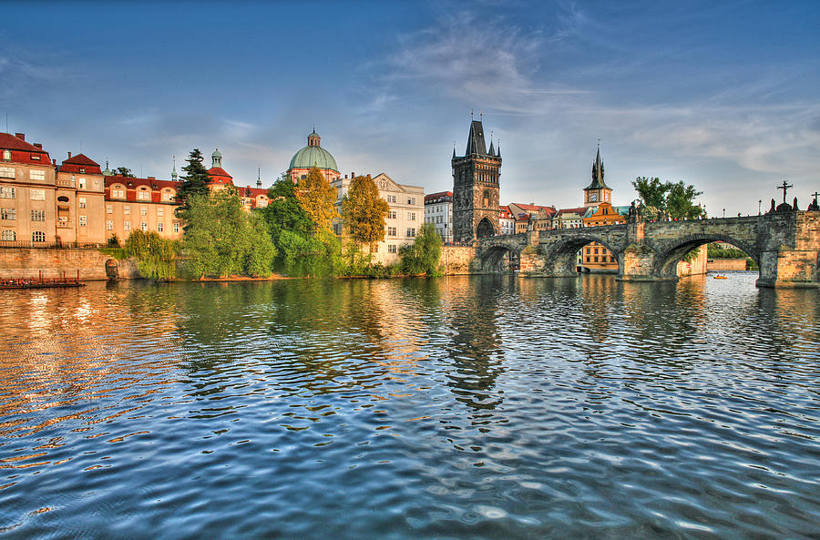 St Charles Bridge Prague Photograph by John Magyar Photography
