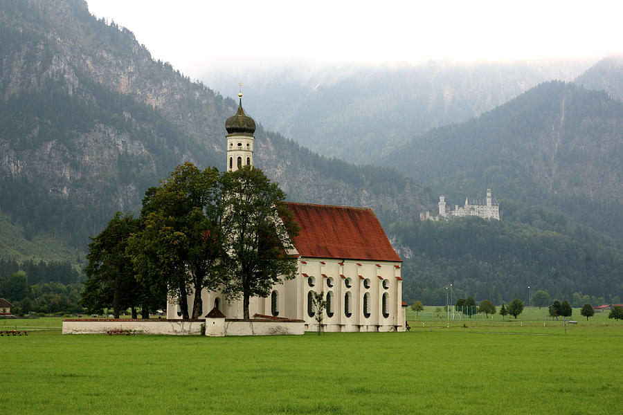 St. Coloman Church Near Fussen With Photograph by Bruce Yuanyue Bi