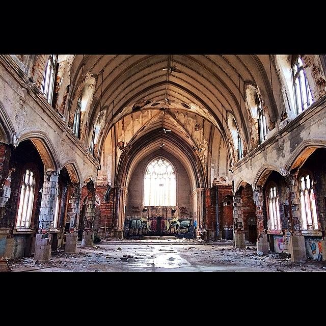 Detroit Photograph - St. Condemned. [taken In #detroit With by IKON Pennie