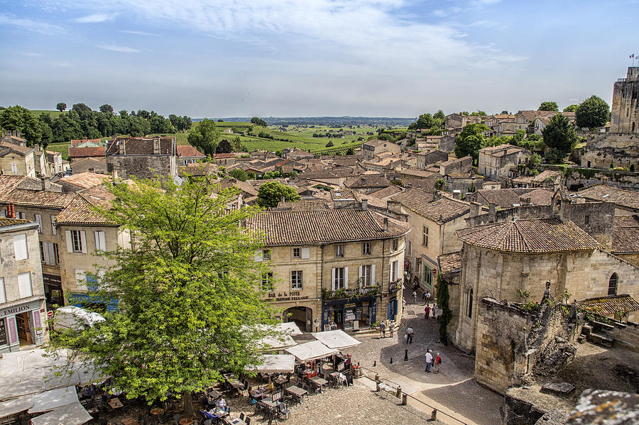 St Emilion French Town Photograph by Georgia Clare