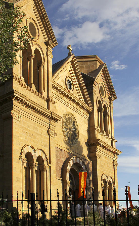 St. Francis Cathedral - Santa Fe Photograph by Mike McGlothlen