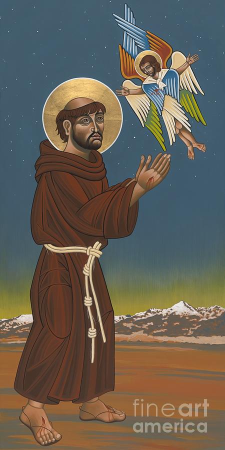 St. Francis Patron of Colorado 186 Painting by William Hart McNichols