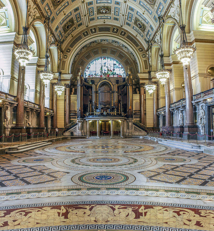 St George's Hall Minton Floor Photograph by Paul Madden - Pixels