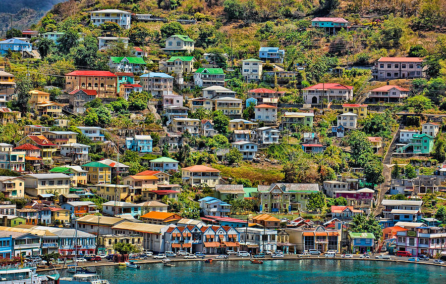 St. Georges Harbor Grenada Photograph by Don Schwartz