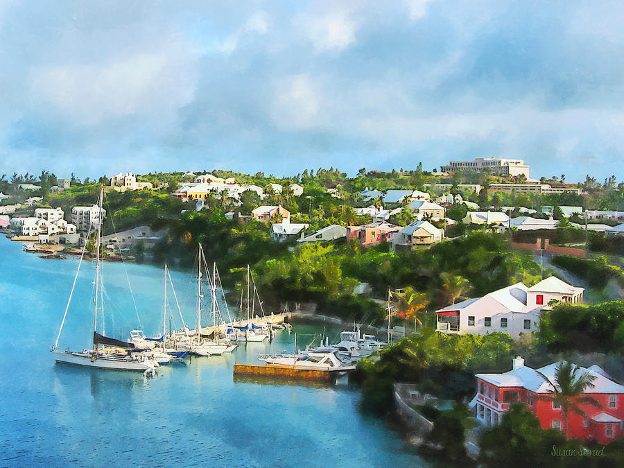 Boat Photograph - St. Georges Harbour Bermuda by Susan Savad