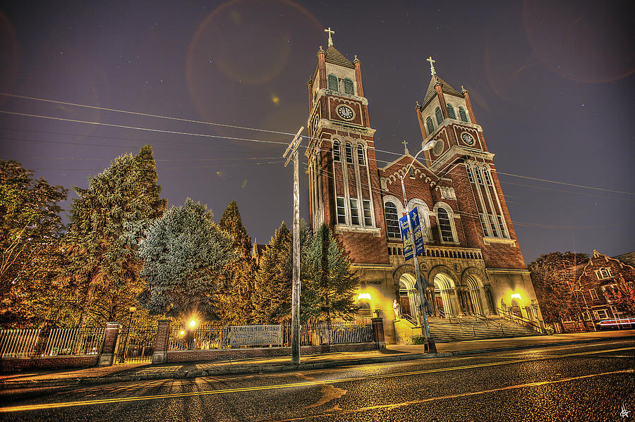 St Hedwig Church Detroit MI Photograph by A And N Art