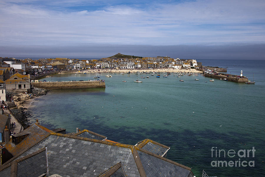 St Ives Photograph - St Ives jewel of Cornwall by Anthony Morgan