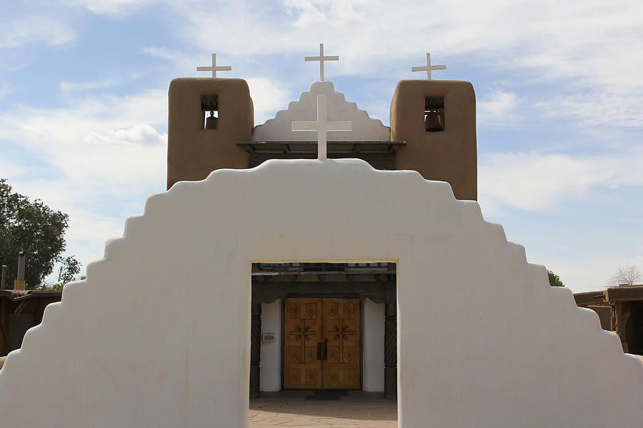 St. Jerome Chapel - Taos Pueblo Photograph by Mike McGlothlen