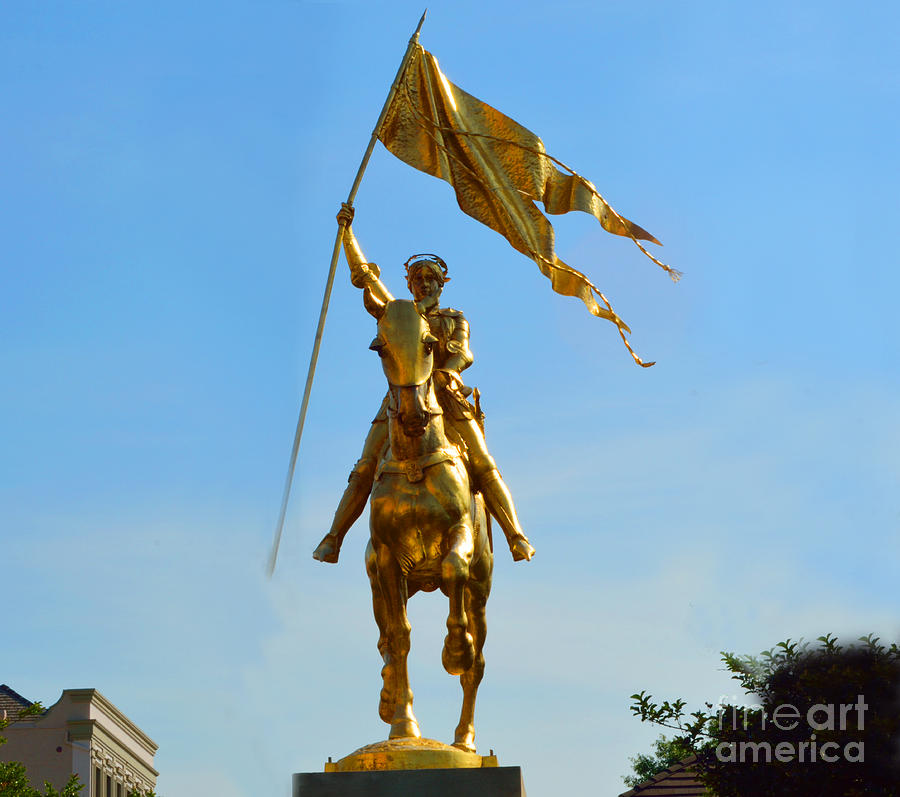 St Joan of Arc Statue Photograph by Alys Caviness-Gober - Fine Art America