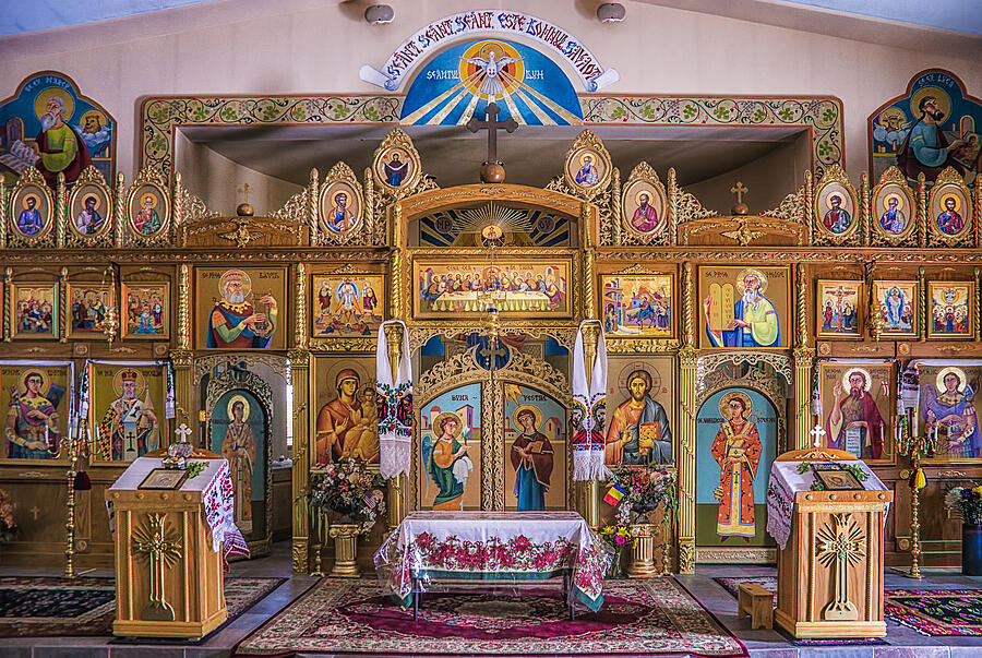 St John The Baptist Romanian Orthodox Church of Glendale Arizona Photograph by Priscilla Burgers