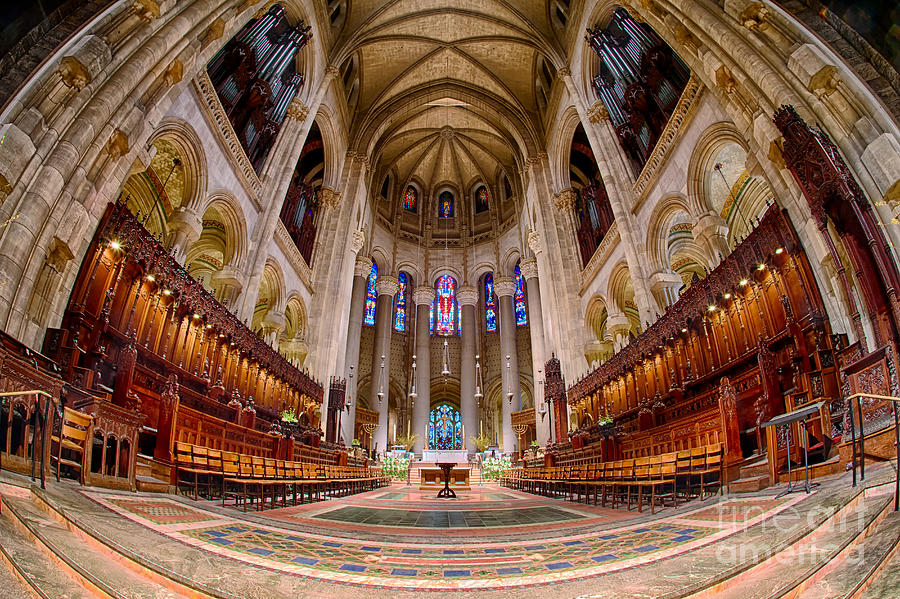 St John the Divine Sanctuary Photograph by Jerry Fornarotto