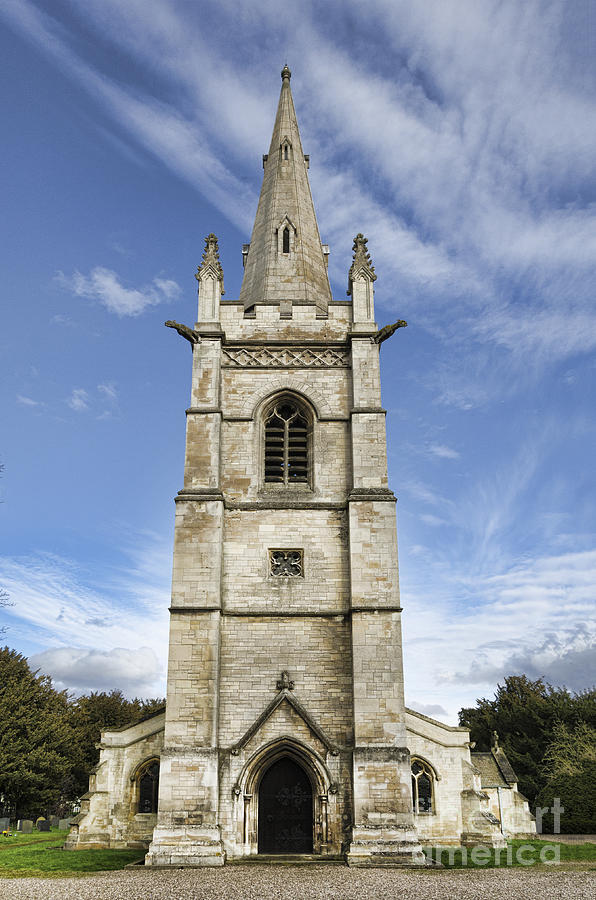 St Johns church Perlethorpe Photograph by Steev Stamford