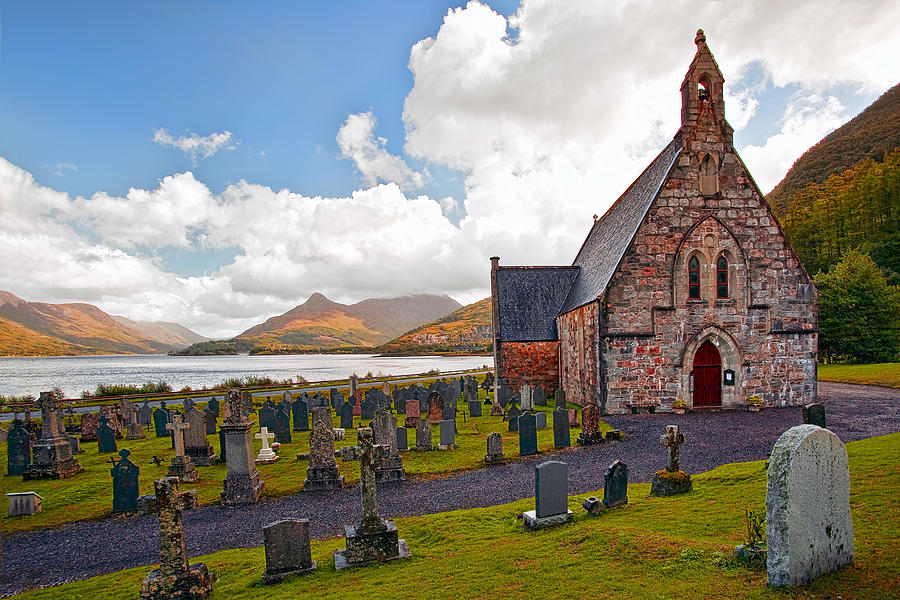 Architecture Photograph - St  Johns Episcopal Ballachulish by Marcia Colelli